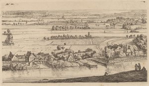 Dorf am Kanal von Johannes Ruisscher