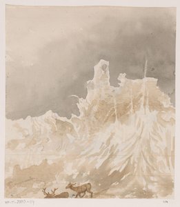Ruine in den Ardennen von Johannes Tavenraat (signed by artist)