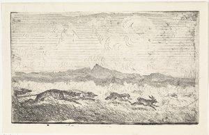 Hasenjagd von Johannes Tavenraat