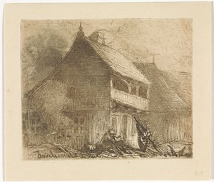 Häuschen in Auschowitz in Böhmen