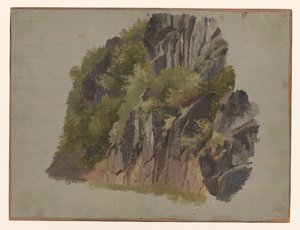 Felsen und Vegetation von Johannes Tavenraat