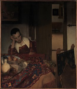 Ein schlafendes Mädchen von Johannes Vermeer