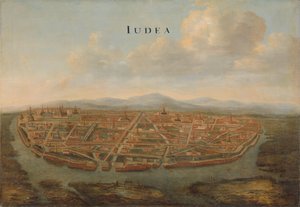 Ansicht von Judea, der Hauptstadt von Siam, ca. 1662-3 von Johannes Vinckeboons