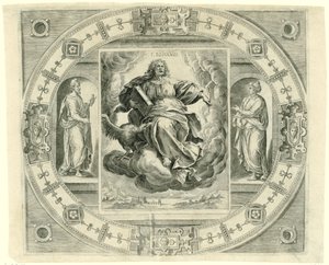 Evangelist Johannes von Johannes Wierix (rejected attribution)