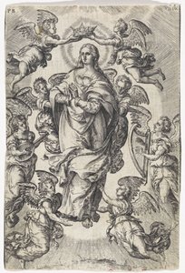 Himmelfahrt Mariens von Johannes Wierix