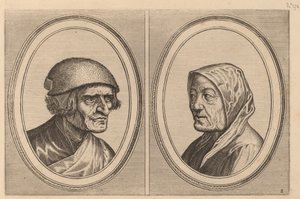 "Beleefde Goossen" und "Prijne Lecker-tants" von Johannes and Lucas van Doetechum after Pieter Bruegel the Elder