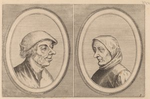 "Mondighe Melis" und "Smeerighe Els" von Johannes and Lucas van Doetechum after Pieter Bruegel the Elder