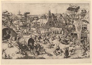 Das Fest des Heiligen Georg von Johannes and Lucas van Doetechum after Pieter Bruegel the Elder