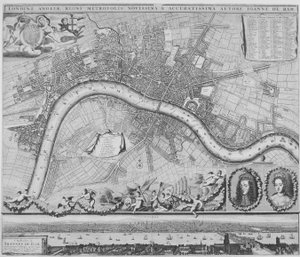 Karte von London