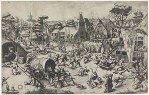 Kirmes von St. Georg von Johannes of Lucas van Doetechum