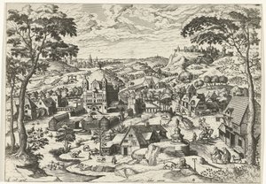 Landschaft mit dem heiligen Antonius