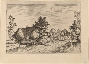 Dorfstraße von Johannes van Doetechum, the Elder and Lucas
