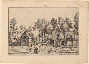 Dorfstraße von Johannes van Doetechum, the Elder and Lucas