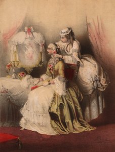 Marie Antoinette mit ihrer Zofe