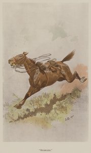Reiterlos (Farblithografie)