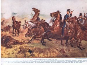 Die Schlacht von Balaklawa von John (after) Charlton