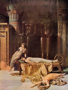 Shakespeare: Tod der Kleopatra, Antonius und Kleopatra, Akt V, Szene 2 von John (after) Collier