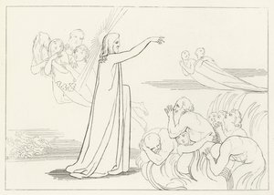 Der Abstieg Christi, Inferno, Gesang 4 (Gravur) von John (after) Flaxman