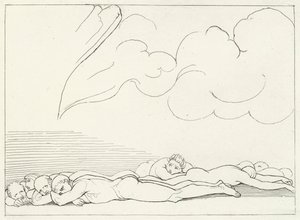 Das Erdbeben, Fegefeuer, Gesang 20 von John (after) Flaxman