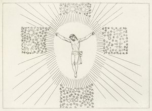 Das glorreiche Kreuz, Paradies, Gesang 14 (Stich) von John (after) Flaxman
