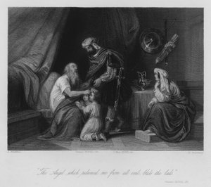 Jakob segnet Ephraim und Manasse, Genesis XLVIII