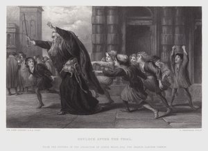 Shylock nach dem Prozess von John (after) Gilbert