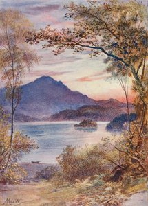 Ben Venue und die Trossachs von John (after) MacWhirter