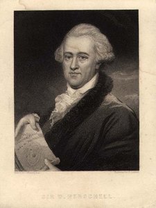 Porträt von Sir William Herschel (1738-1822), graviert von Edward Scriven (1775-1841)