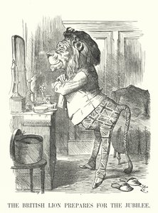 Der britische Löwe bereitet sich auf das Jubiläum vor - Goldenes Jubiläum von Königin Victoria