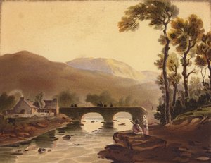 Beddgelert-Brücke von John (after) Varley