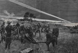 Amerikanische Truppen landen in der Bucht von Daiquiri, Artillerie eröffnet das Feuer, 24. Juni von Walter Charles Mills