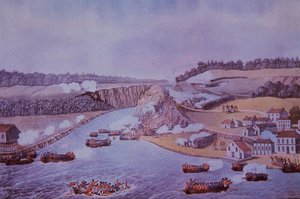 Schlacht von Queenston Heights von Walter Charles Mills