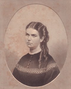 Porträt von Ada Kinsman (1845-1871), Frau von Reverend Edward Archibald Wanless, Gravur von FE Jones, um 1870 von Walter Charles Mills