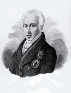 Porträt von Graf Ioannis Antonios Kapodistrias (1776-1831), Präsident der Griechischen Republik von 1828 bis 1831, Gravur von Walter Charles Mills