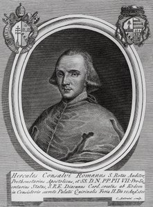 Porträt von Ercole Consalvi (1757-1824), italienischer Kardinal und Politiker, Gravur von Carlo Antonini