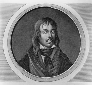 Porträt von Francois Severin Marceau-Desgraviers (1769-1796), französischer General der Revolutionskriege, Gravur von Walter Charles Mills