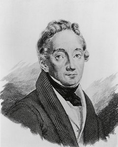 Porträt von Pietro Colletta (1775-1831), italienischer General und Historiker, Gravur von Walter Charles Mills