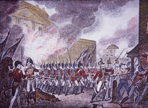 Die Verbrennung von Washington von Walter Charles Mills