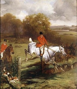 Über einen Zaun springen von John Alfred Wheeler