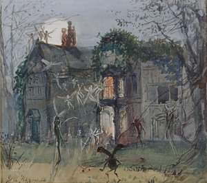 Die alte Halle, Feen im Mondlicht von John Anster Fitzgerald