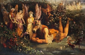 Titania und Bottom, aus Ein Sommernachtstraum von John Anster Fitzgerald