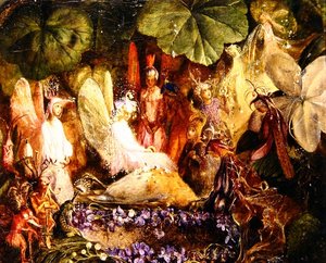 Wer hat Cock Robin getötet? von John Anster Fitzgerald