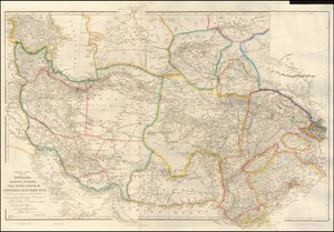 Karte von Zentralasien von John Arrowsmith, 1842