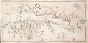 Schwarzes Meer Sebastopol aus einer russischen Vermessung von 1836