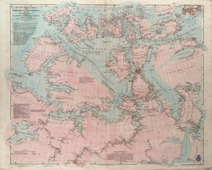 Die arktischen Küsten Amerikas von der Baffin Bay bis zum Cape Bathurst, die von den Offizieren der verschiedenen britischen Expeditionen zwischen 1818 und 1859 erkundet wurden von John Arrowsmith