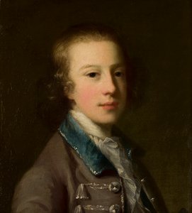 Porträt von George Byng, 4. Viscount Torrington (1740-1812) als Junge, ca. 1750-87 von John Astley