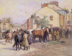 Der Pferdemarkt von John Atkinson