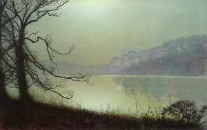 Am Seeufer, Mondlicht von John Atkinson Grimshaw