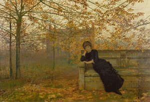 Herbstliche Reue, 1882 von John Atkinson Grimshaw