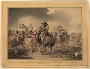 42. Highlanders bei Waterloo, 1815